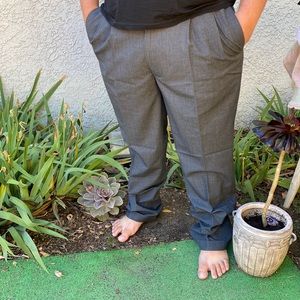 Stafford Gray Business Professional Dress Slacks Trouser Pant 40x34 Classic Fit